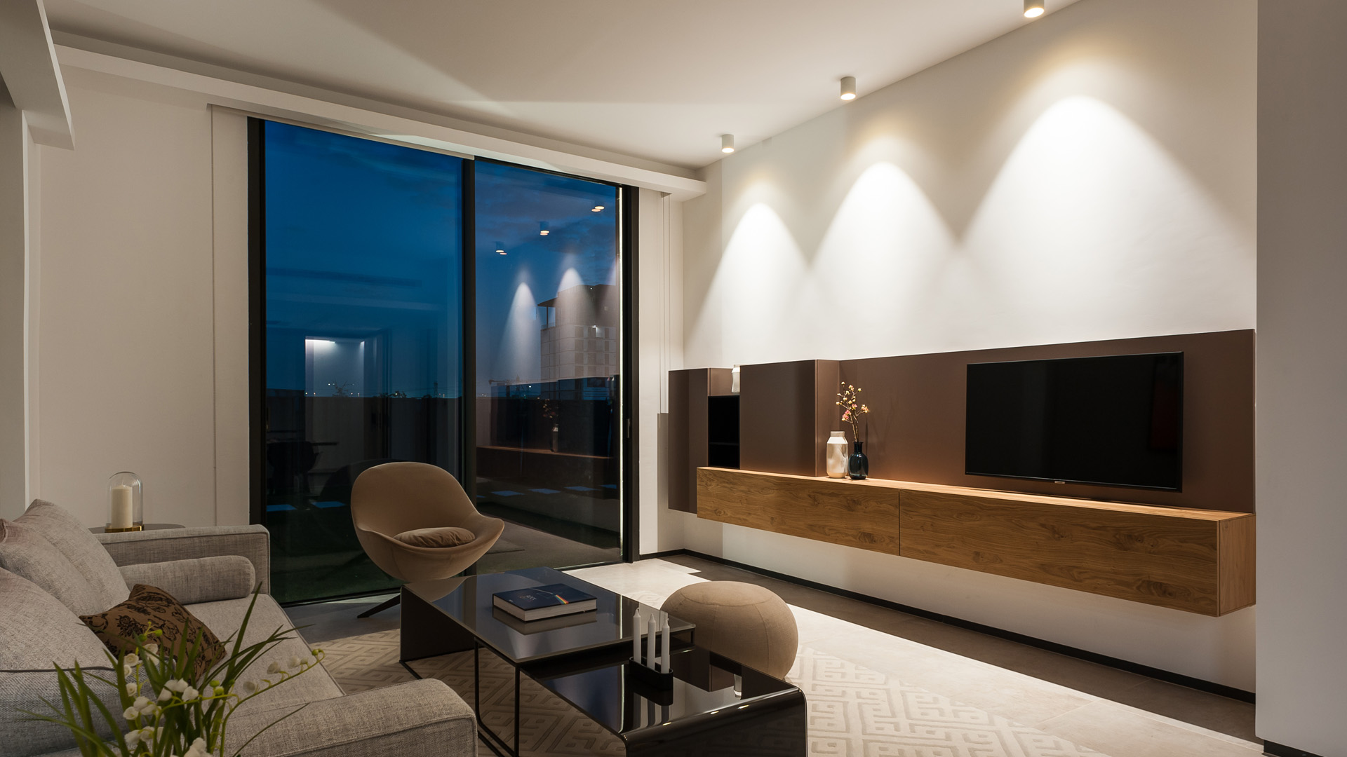 The Terraces ‘Modern Minimalistic’ Living Room