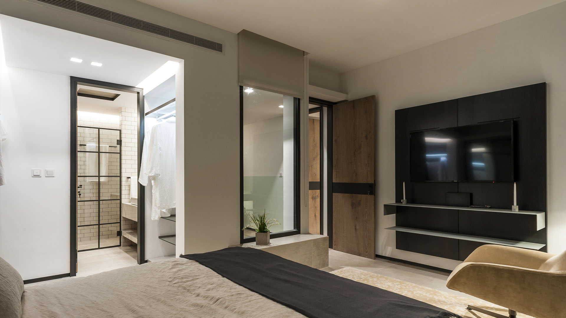 The Terraces ‘Modern Minimalistic’ Duplex Bedroom
